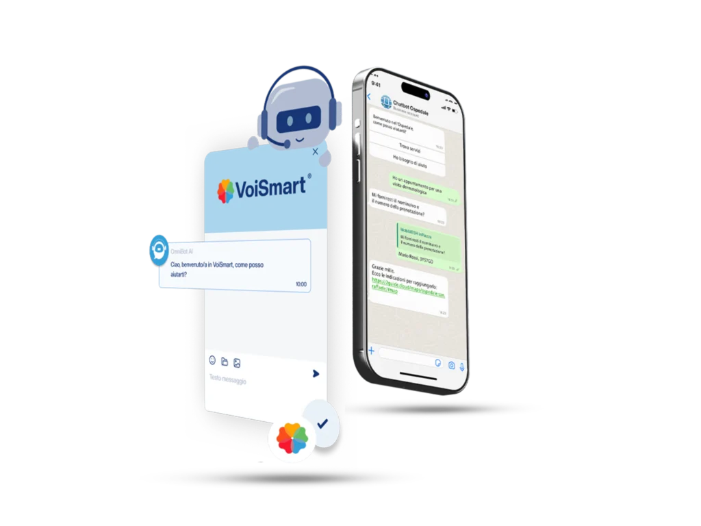 Soluzione di chatbot AI di VoiSmart
